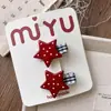 Nuevos Pasadores para el Cabello Lindos Estilo Coreano para Niños, Hechos a Mano de Tela, Dibujos Animados de Estrellas, Moños, Pinzas Laterales para Niñas, Accesorios para el Cabello