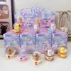 Nueva Bola de Cristal Park Giratoria Caja Sorpresa Dibujo Animado Mascota Linda Mini Adorno de Bola de Cristal Muñeca Linda Adorno de Caja Sorpresa