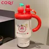 Copo Térmico com Canudo e Tampa de Abertura One-Touch, Copo Térmico para Carro, Caneca de Café Grande Capacidade Personalizada, Amostra Grátis OEM