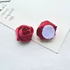 Flor de Tela de Capullo de Rosa de Cinta Plegada a Mano Flor de Tela para Manualidades Pasador Aro para el Cabello Cuerda para el Cabello Accesorios Accesorios Caseros para el Cabello Material para Tocado