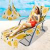 Funda Exclusiva Transfronteriza para Silla de Playa Bolsa para Silla de Playa de Microfibra Impresión Digital 3D Serie de Frutas A partir de Una Pieza