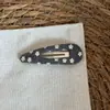 Estilo Coreano Outono/Inverno Novo Retrô Pequena Estampa Floral BB Clip Lateral para Franja Clip para Fios Soltos Pinça para a Parte de Trás da Cabeça Grampo de Cabelo