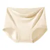 Pantaletas de Modal de Alta Calidad para Mujer, Cintura Media-Alta, Transpirables, 10A, Longitud Extendida, Algodón Puro, Sin Costuras, Calzones para Niñas