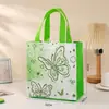Série Borboleta Pintada Transfronteiriça Sacolas Não Tecidas Sacolas de Presente para Crianças Sacolas de Presente Dopamina Aniversário Aniversário Infantil