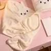Toalla gruesa de pelo de conejo de moda para secar el pelo, gorro de ducha absorbente de secado rápido de dibujos animados de vellón de coral, toalla para lavar el pelo al por mayor