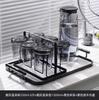 Juego de tazas de vidrio retorcidas para beber, para el hogar, la sala de estar, la taza de té familiar con un alto sentido de hospitalidad y alto valor.