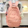 Mochila Escolar Estrela Fofa para Meninas do Ensino Fundamental e Médio, Mochila Estudantil de Grande Capacidade, Mochila Leve de Viagem para Estudantes Universitários para Mulheres