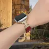 [Correa] Adecuada para Correa de Reloj Apple S12Iwatch con Diamantes Brillantes S10987Se Patrón de Piedra H Pulsera para Niñas