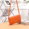 Cartera Nueva para Mujer 2024 Estilo Coreano Bolso de Hombro Multifuncional Clutch Mediano Monedero Ventas Directas de Fábrica
