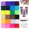 Bestseller transfronterizo 3 mm color AB pedrería para decoración de uñas, pedrería redonda de resina de fondo plano color gelatina para decoración DIY de ropa y teléfono