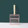 Pala para Arena para Gatos con Agujeros Finos, Pala Grande de Metal de Acero Inoxidable para Excremento de Gato, Base de Almacenamiento para Arena Mineral de Bentonita para Gatos