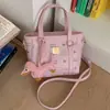 Bolsa de Mão Estilo Cesta Nova, Linda e Estilosa, para a Primavera de 2026, Bolsa Tote de Ombro Moderna e Simples, Bolsa Transversal Versátil Feminina