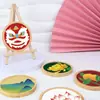 Patrimonio Cultural Inmaterial Esmalte Cloisonné Pintura DIY Paquete de Materiales Hechos a Mano Juego de Herramientas para Hacer Posavasos para Principiantes
