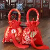Fornecedor da Fábrica Tecidos Criativos de Seda e Cetim Sacos de Tecido para Doces de Casamento Estilo Chinês Caixas de Doces de Casamento Bolsa de Ombro Presente de Casamento Sacos de Doces de Casamento