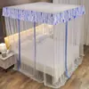 Mosquiteiro de Chão Doméstico com Três Portas, Mosquiteiro de Cama Tradicional para Uso Doméstico, Mosquiteiro de Cama Anti-Mosquito 1,6m 8