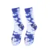 Calcetines de Algodón de Marca de Moda para Pareja Calcetines Altos Moda Urbana Estilo Hip-Hop Calcetines para Hombres y Mujeres Manualidad Tie-Dye Moda Elegante
