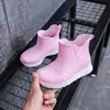 Botas de Lluvia de Moda Estilo Japonés para Niños, Hombres y Mujeres, Antideslizantes, de Suela Gruesa, Resistentes al Desgaste, Botas de Lluvia Impermeables Versátiles para Días Lluviosos