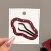 Pinza para Flequillo, Pasador, Nueva Tendencia Chica Estampado Leopardo Puntos Nube Pin Lateral Bb Colección de Accesorios para el Cabello Versátiles