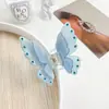 YHJ Acessórios de Cabelo Novo Sentido de Alta Qualidade Diamante Borboleta Dupla Pérola Grampo de Cabelo Disco de Cabelo Presilha de Tubarão Grampo para Meio Rabo Presilha de Pegar