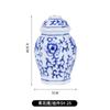 Pingente de Árvore de Natal Jingdezhen Decoração de Porcelana Azul e Branca Pingente Pequeno Vaso de General Vaso Pequeno Retrô Ornaments de Vento Criativos