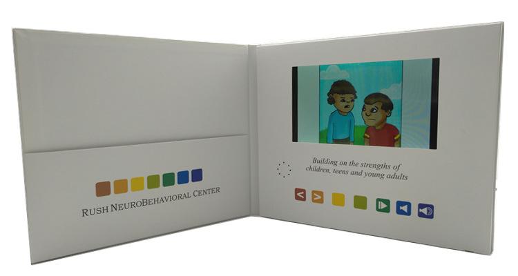 A5 7 inches LCD video brochure