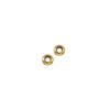 Comercio exterior, nuevas cuentas de posicionamiento de acero inoxidable, pulsera, collar, cuentas espaciadoras, cuentas redondas DIY, cuentas perforadas, cuentas con pequeños agujeros, accesorios de joyería
