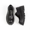 Zapatos de cuero para hombre, estilo británico, de alta gama, con punta grande, suela gruesa, para boda, para novio, Derby 8133-w