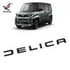 Adecuado para Mitsubishi 25 Delica Mini Coche Modificado Logo de Letra Frontal Rejilla Frontal Exterior Especial Coche Especial