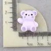 Llavero Funda para Teléfono Móvil Accesorios de Resina Oso Panadero Colgante DIY Pegamento Cremoso Colgantes para Pendientes Material al por Mayor