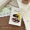 Nuevo Clip de Pato para Niños de Corea del Sur con Lazo Dulce Flor Bordada a Mano en Tela Pinza para el Cabello Pinza Rota Pinza para el Flequillo