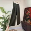 Pantalones rectos de jacquard estilo chino nuevo Zhi Li, nuevos pantalones casuales de primavera-verano 2026 para mujer, elegantes y de alta gama
