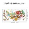 Fanxi FX-B120 - Pegatinas decorativas de pared para dormitorio infantil con diseño de flores y plumas de colores