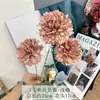 Arte de Flores Artificiales para Bodas Flor de Hibisco Peonía de 3 Cabezas Decoración de Salón de Bodas Flor Muebles del Hogar Flor Falsa Flor de Guía de Camino Arreglo Floral