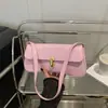 Bolso de Hombro a la Moda Estilo Francés 2025 Nuevo Estilo Bolso de Hombro Moda Simple Estilo Retro Elegante Bolso de Mano Estilo Occidental