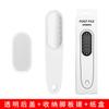 Suministro directo lima de pies antisalpicaduras tabla para frotar los pies piedra pómez para eliminar callosidades piel muerta herramienta de pedicura de acero inoxidable