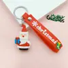 1067 # Llavero Creativo Navideño de Dibujos Animados, Lindo Papá Noel, Muñeco de Nieve, Reno, Colgante de Árbol de Navidad, Regalo Pequeño
