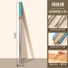 Palillos de cristal de titanio puro de colores para uso doméstico, antideslizantes, resistentes al moho, juegos individuales para cada persona, empaque en caja de regalo, antibacterianos y resistentes a altas temperaturas