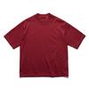 Vestido de verano del sur 2025 verano nuevo peso pesado 270g doble hilo tres agujas manga corta retro neutro cuello redondo camiseta hombre