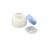 Venta al por mayor de fábrica botella de plástico esmerilado de 20 g botella para crema facial botella de crema caja de embalaje para muestras cosméticas caja de crema de boca ancha