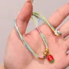 Pulsera de Cuerda Roja Año de la Serpiente 2025 Cuerda del Año de Vida Cuerda Ancha Pulsera de Buena Suerte Sin Caerse Ajustable Cuerda Roja del Festival del Bote del Dragón