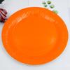 Dropshipping Plato de Papel Desechable de Color Sólido Plato para Fiesta en Casa Picnic Plato para Pastel de Cumpleaños Vajilla Venta al por Mayor