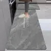 Tapete de Cozinha à Prova de Óleo de Lama Diatomácea Corte Livre Antiderrapante Lavável Não Precisa Lavar Resistente à Sujeira Absorvente de Água Tapete para Entrada
