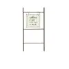 Arco de Ferro Estilo Vintage para Jardim, Inserções, Etiquetas e Placas Florais para Marcadores de Plantas, Decorações de Jardim e Enfeites para Vasos de Suculentas