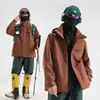 Fornecimento Direto da Fábrica Jaqueta de Esqui à Prova de Vento e Impermeável Três em Um Feminina 2026 Novo Estilo Petite Roupas de Montanhismo e Caminhada ao Ar Livre Masculino