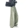Pantalones Rectos de Pierna Ancha Color Caqui Estilo Americano Nuevo Otoño 2026 para Hombre, Pantalones Largos Cool de Calle para Hombre