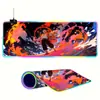 Ratón Gaming Especializado con Luces, Alfombrilla de Escritorio Serie One Piece RGB, Alfombrilla de Teclado LED, Personalización al por Mayor de Fábrica