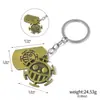 Placa de Perro Calavera de Una Pieza Más Vendida Transfronteriza con Colgante Llavero de Sombrero de Paja, Accesorios Periféricos de Anime de Una Pieza