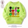 Caixa de Ritmo de Jogo Transfronteiriça Roupas Periféricas Sprunki Suéter Infantil Novo Moletom com Gola Redonda Blusa Casual 8