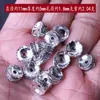 Accesorios para Joyería de Plata DIY de Xizang, Cuentas Separadoras de Rueda Estilo Xizang, Accesorios de Cuentas Sueltas, Separadores de Cuentas Budistas, Venta al por Mayor de Cuentas Separadoras