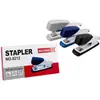 Grampeador de mesa de metal simples, compacto, portátil, grampeador que economiza esforço, suprimentos de papelaria para escola e escritório atacado